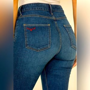 Nwt womens KIMES RANCH chloe jeans size 6/32 dark wash